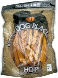 HDP Pork Skin Rolls Dog Treats, 24 count