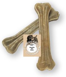 HDP Pressed Rawhide Bone 8.5" Dog Treats, 10 count