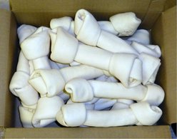 HDP Rawhide Bones 8-9" Dog Treats, 15 count