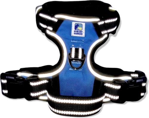 Show full view: Headlight Harness LED Light Dog Harness, Blue, Large slide 3 of 10