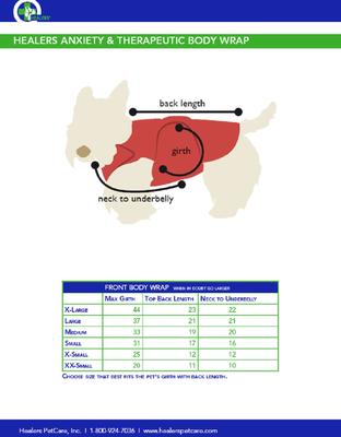 Show full view: Healers Anxiety Vest for Dogs, Small, Front Module slide 3 of 6