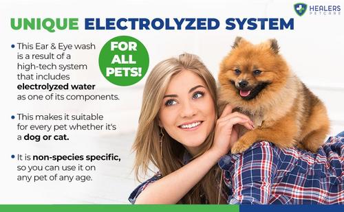 Show full view: Healers Ear & Eye Wash Solution Dog & Cat Spray, 4-fl oz bottle slide 7 of 8