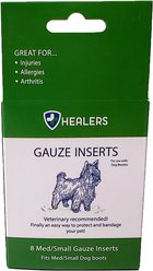 Healers Gauze Inserts for Booties for Dogs, Small/Medium, 8 count