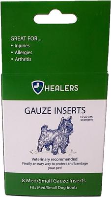 Show full view: Healers Gauze Inserts for Booties for Dogs, Small/Medium, 8 count slide 1 of 6