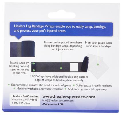 Show full view: Healers Leg Bandage Wrap with Gauze Pads for Dogs, Medium slide 7 of 8