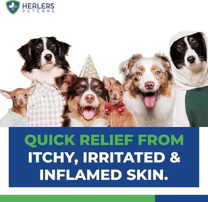 Show full view: Healers Petcare Hot Spot Relief Aid Dog & Cat Ointment, 4-oz bottle slide 5 of 10