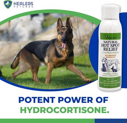 Show full view: Healers Petcare Hot Spot Relief Aid Dog & Cat Ointment, 4-oz bottle slide 9 of 10