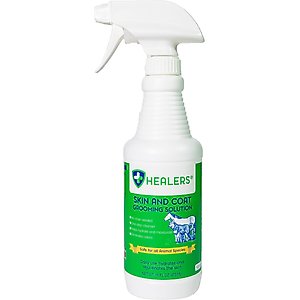 Healers Skin & Coat Grooming Solution Dog & Cat Spray, 16-fl oz bottle