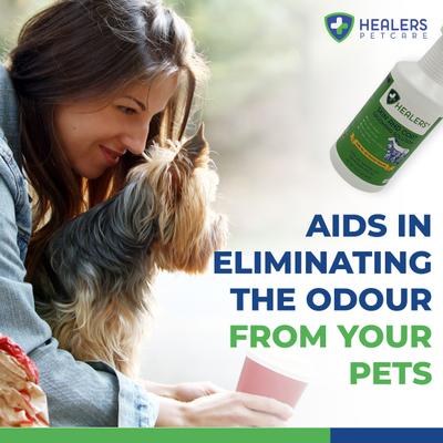 Show full view: Healers Skin & Coat Grooming Solution Dog & Cat Spray, 16-fl oz bottle slide 5 of 8