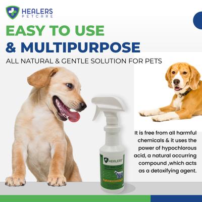 Show full view: Healers Skin & Coat Grooming Solution Dog & Cat Spray, 8-fl oz bottle slide 4 of 9