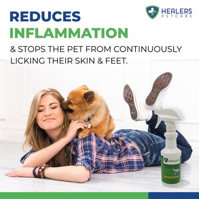 Show full view: Healers Skin & Coat Grooming Solution Dog & Cat Spray, 8-fl oz bottle slide 8 of 9