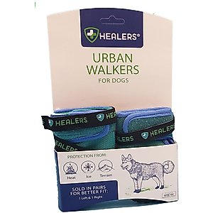 Healers Urban Walker III Waterproof Dog Boots, Teal, X-Large
