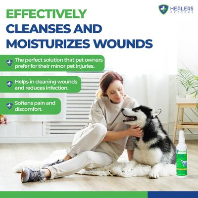 Show full view: Healers Wound Cleanser Dog & Cat Treatment, 8-fl oz bottle slide 4 of 9