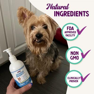 Show full view: Health Extension Advanced Immunity+ Liquid Supplement for Dogs, 9-fl oz bottle slide 7 of 10