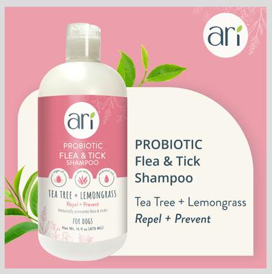 Show full view: Health Extension ARI Probiotic Flea & Tick Dog Shampoo, 16-fl oz bottle slide 2 of 7