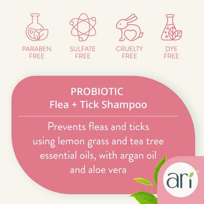 Show full view: Health Extension ARI Probiotic Flea & Tick Dog Shampoo, 16-fl oz bottle slide 5 of 7