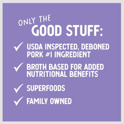 Show full view: Health Extension Carolina Skillet Pork Recipe Grain-Free Wet Dog Food, 12.5-oz can, case of 12 slide 9 of 11