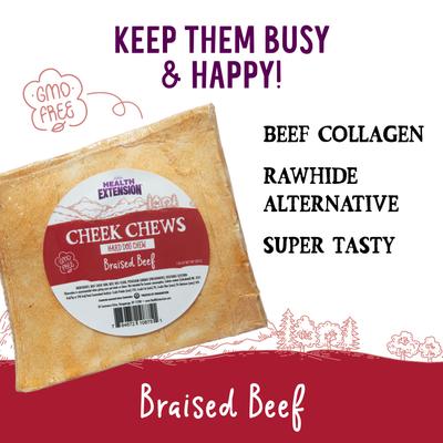 Show full view: Health Extension Cheek Chews Beef Dog Chew, 1 count slide 3 of 5