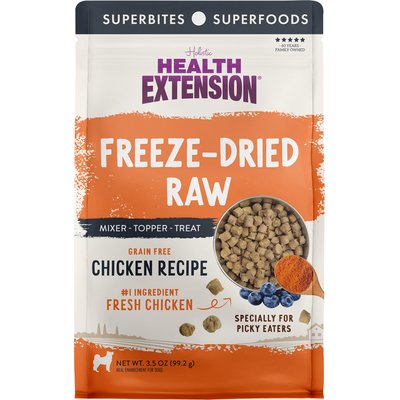 Health Extension Health Extension Chicken Recipe Freeze-Dried Raw Dog Food, 3.5-oz bag