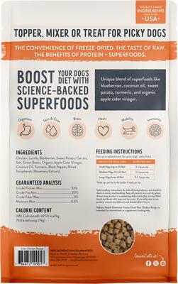 Show full view: Health Extension Chicken Recipe Freeze-Dried Raw Dog Food, 3.5-oz bag slide 3 of 10