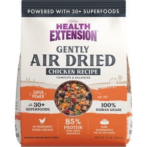 Health Extension Chicken Recipe Non-GMO Air-Dried Dog Food, 12-oz bag