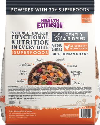 Show full view: Health Extension Chicken Recipe Non-GMO Air-Dried Dog Food, 12-oz bag slide 3 of 11