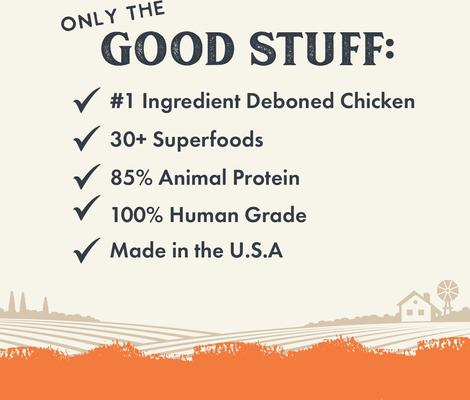 Show full view: Health Extension Chicken Recipe Non-GMO Air-Dried Dog Food, 12-oz bag slide 7 of 11