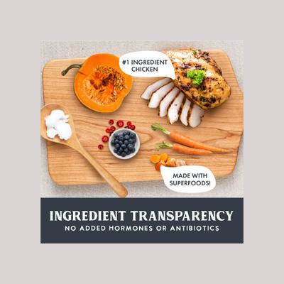 Show full view: Health Extension Chicken Recipe Non-GMO Air-Dried Dog Food, 32-oz bag slide 5 of 11