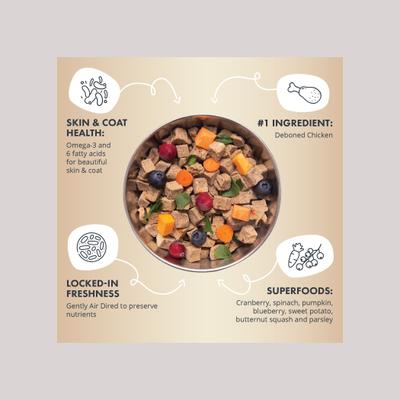 Show full view: Health Extension Chicken Recipe Non-GMO Air-Dried Dog Food, 32-oz bag slide 6 of 11