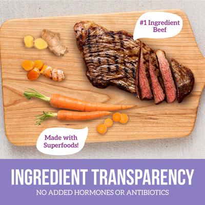 Show full view: Health Extension Digestive Support Beef & Carrot Entrée in Gravy Dog Food, 9-oz can, case of 12 slide 9 of 10