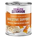 Health Extension Digestive Support Chicken & Pumpkin Entrée in Gravy Dog Food, 9-oz can, case of 12