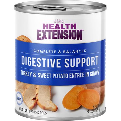Health Extension Health Extension Digestive Support Turkey & Sweet Potato Entrée in Gravy Dog Food, 9-oz can, case of 12