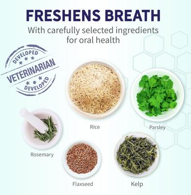 Show full view: Health Extension Fresh Breath Mint Flavored Dental Bones Dog Treats, Small, 14 count slide 10 of 12