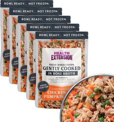 Health Extension Gently Cooked Chicken & Pumpkin Recipe Wet Dog Food, 9-oz pouch, 5 count
