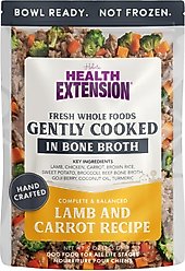 Health Extension Gently Cooked Lamb & Carrot Recipe Wet Dog Food, 9-oz pouch, 10 count slide 2 of 9