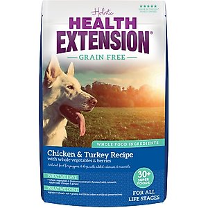 Health Extension Grain-Free Chicken & Turkey Recipe Dry Dog Food, 10-lb bag