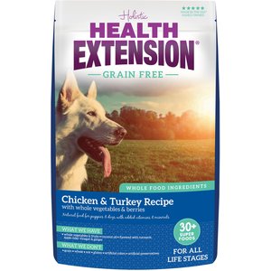 Health Extension Grain-Free Chicken & Turkey Recipe Dry Dog Food, 1-lb bag