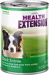 Health Extension Grain-Free Duck Entree Canned Dog Food, 12.5-oz, case of 12