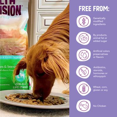 Show full view: Health Extension Grain-Free Duck & Sweet Potato Recipe Dry Dog Food, 23.5-lb bag slide 6 of 11