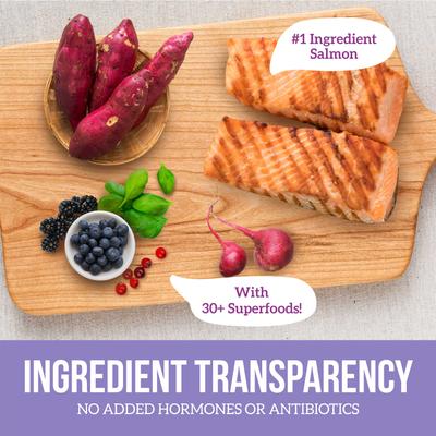 Show full view: Health Extension Grain-Free Salmon Recipe Dry Dog Food, 4-lb bag slide 10 of 13