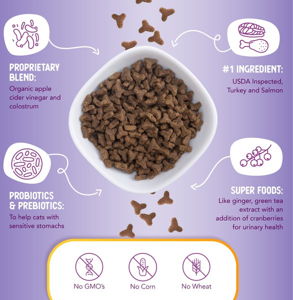 Health Extension Grain-Free Turkey & Salmon Recipe Dry Cat Food
