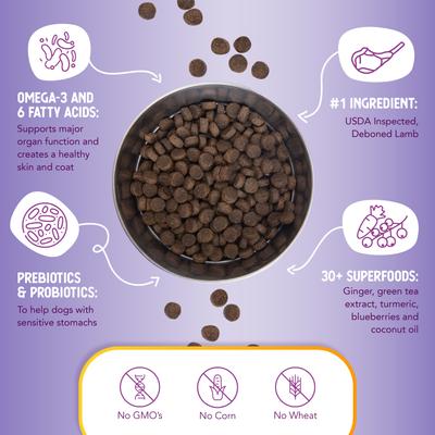 Show full view: Health Extension Lamb & Brown Rice Dry Dog Food, 30-lb bag slide 7 of 12