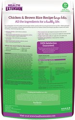 Health Extension Large Bites Chicken & Brown Rice Recipe Dry Dog Food, 30-lb bag slide 2 of 9