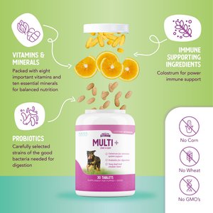 Health Extension Lifetime Vitamins Chewable Dog Tablets, 180 count