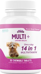 Health Extension Lifetime Vitamins Chewable Dog Tablets, 30 count