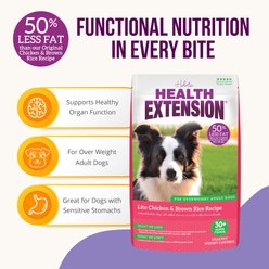 Health Extension Lite Chicken & Brown Rice Recipe Dry Dog Food, 15-lb bag slide 2 of 8