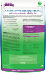 Health Extension Little Bites Chicken & Brown Rice Recipe Dry Dog Food, 4-lb bag slide 2 of 9