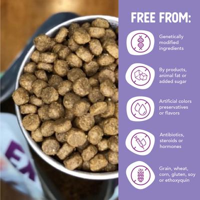 Show full view: Health Extension Little Bites Grain-Free Chicken & Turkey Recipe Dry Dog Food, 12-lb bag slide 7 of 11