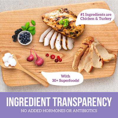 Show full view: Health Extension Little Bites Grain-Free Chicken & Turkey Recipe Dry Dog Food, 3.5-lb bag slide 10 of 11