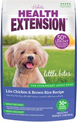 Health Extension Little Bites Lite Chicken & Brown Rice Recipe Dry Dog Food, 4-lb bag